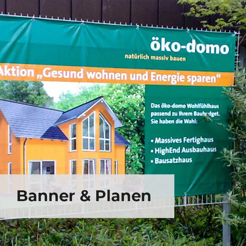 Bauzaunbanner Großprojekt